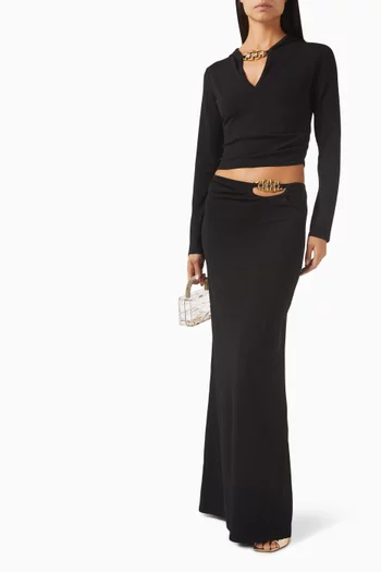 Gonna Maxi Skirt in Jersey