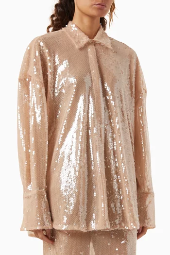 Sequin-embellished Shirt