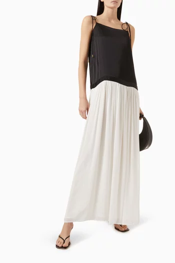 Deco Maxi Dress in Viscose