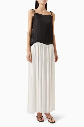 Deco Maxi Dress in Viscose