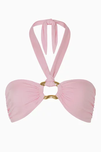 Locket Bandeau Bikini Top