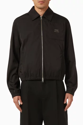 Logo-hardware Zip Jacket
