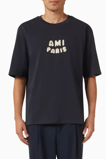 Logo Patch T-shirt in Organic Cotton