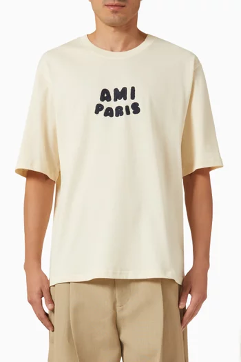 Logo Patch T-shirt in Organic Cotton