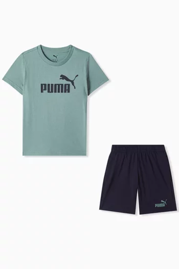 Essentials No.1 T-shirt & Shorts Set in Cotton