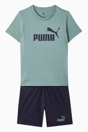 Essentials No.1 T-shirt & Shorts Set in Cotton