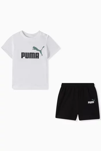 Minicats Essential T-shirt & Shorts Set in Cotton