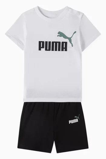 Minicats Essential T-shirt & Shorts Set in Cotton