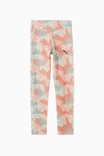 Butterfly Vibe High-rise Leggings in Cotton