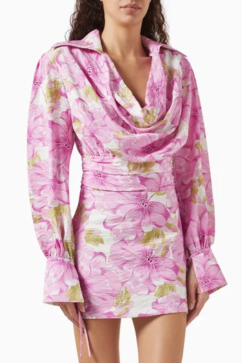 Sofie Mini Dress in Viscose Blend