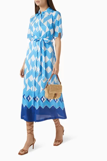 Sonia Shirt Dress in Silk