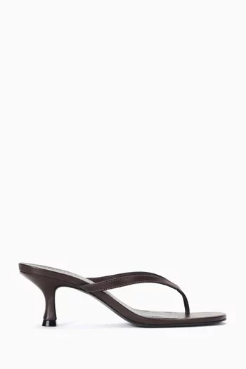 Freja Thong 60 Sandals in Leather