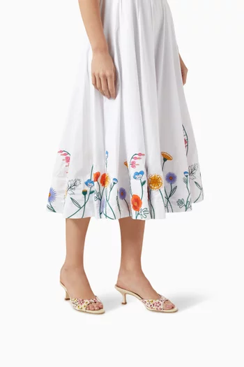 Brigitte Beaded 55 Mule Sandals