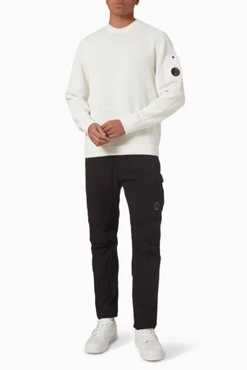 Long-sleeved Sweater in Cotton-knit