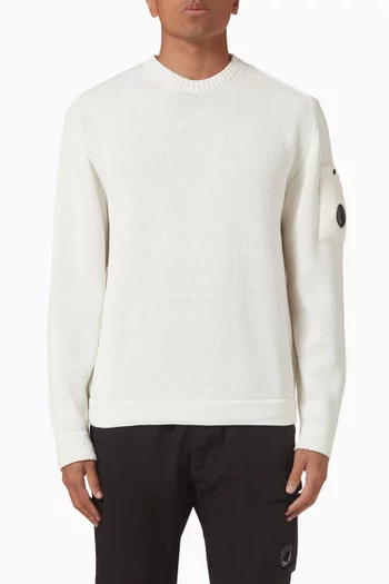 Long-sleeved Sweater in Cotton-knit