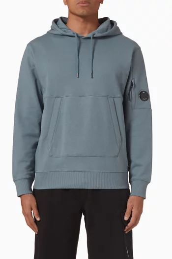 Diagonal Hoodie in Cotton Fleece