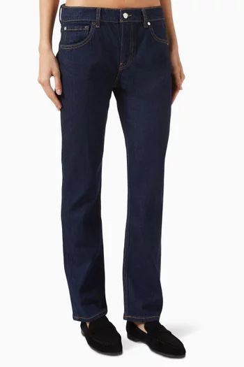 Lola Slim Cigarette Jeans in Denim