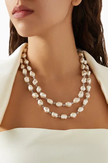 Mariam Pearl Layered Necklace