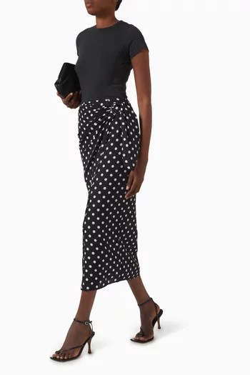 Madison Midi Sarong Skirt