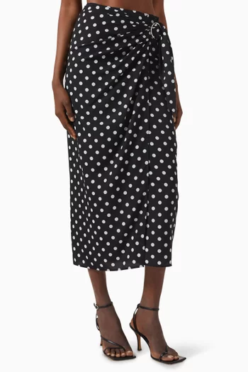 Madison Midi Sarong Skirt