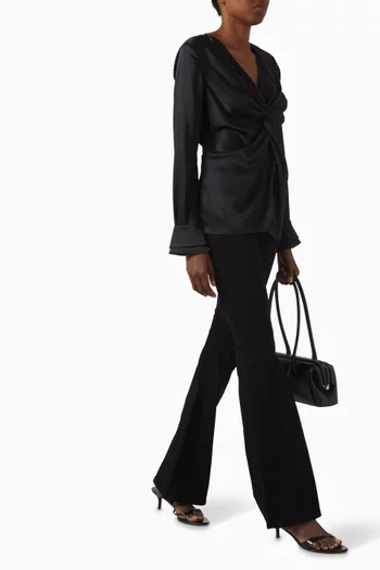 Laurent Twist-front Blouse