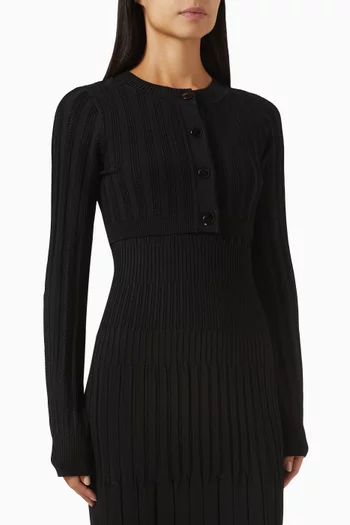 Gabrielle Micro Cardigan in Rayon Blend