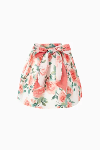 Floral Midi Skirt