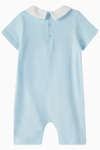 Teddy Bear Logo Romper