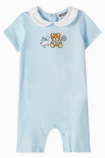 Teddy Bear Logo Romper