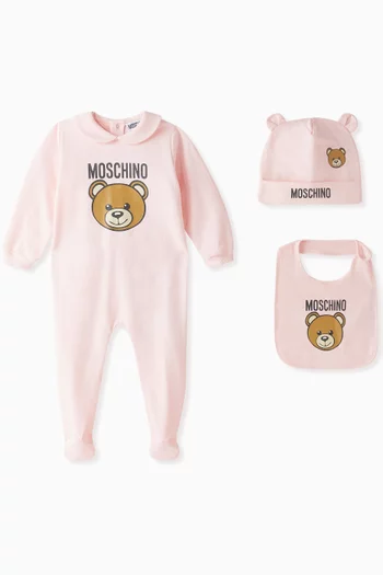 3-piece Sleepsuit Gift Set in Cotton