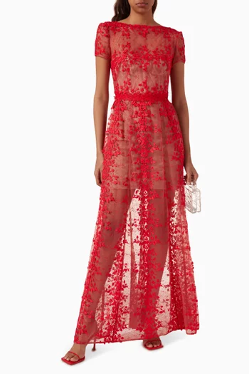 Megan Embroidered Gown