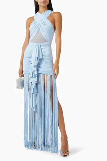 Valeria Fringe Maxi Dress
