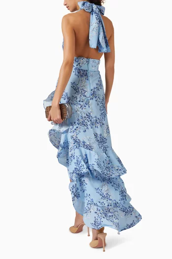 Poppy Maxi Dress in Silk-blend