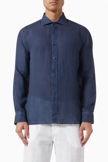 Slim-fit Shirt in Linen