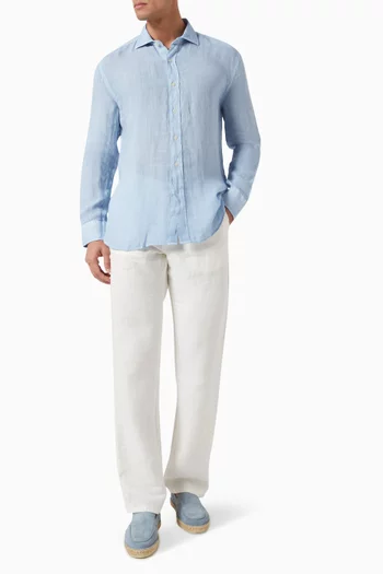 Slim-fit Shirt in Linen