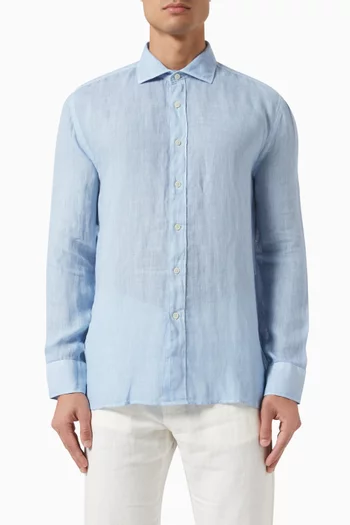 Slim-fit Shirt in Linen