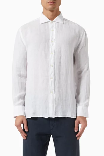 Slim-fit Shirt in Linen