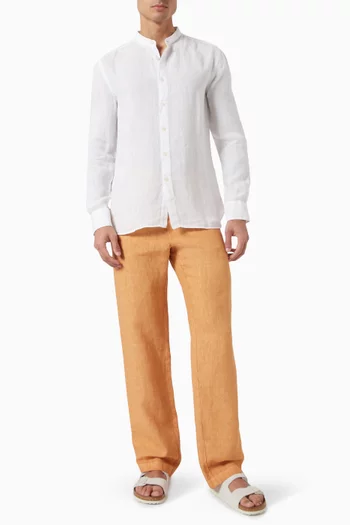 Slim-fit Shirt in Linen