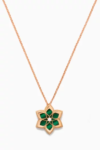 Stella D'Oro Diamond Necklace in 18kt Rose Gold