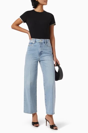 The Wide Jeans in Denim