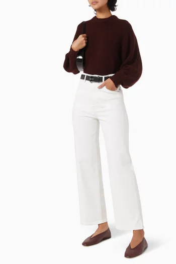 The Wide Jeans in Denim