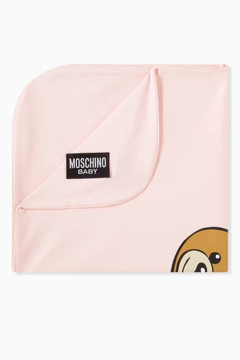 Teddy Bear Blanket in Cotton