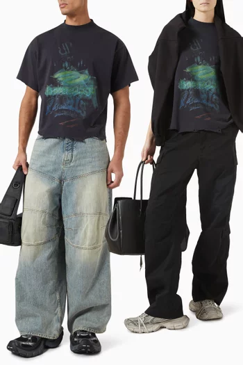 Unisex DIY Imprint Cropped T-shirt in Jersey