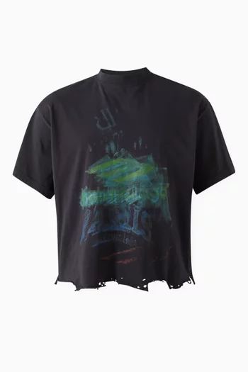 Unisex DIY Imprint Cropped T-shirt in Jersey