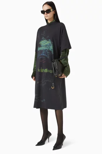 DIY Imprint T-shirt Dress in Jersey