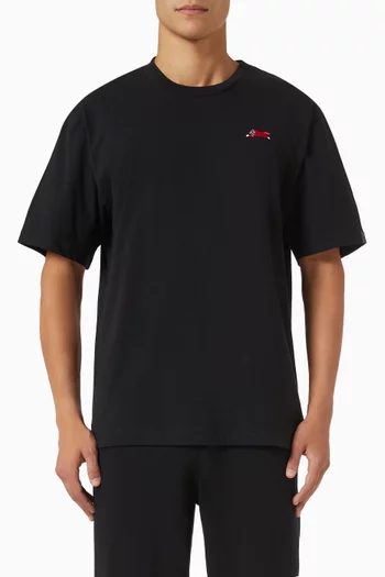 Small Running Dog T-shirt in Cotton