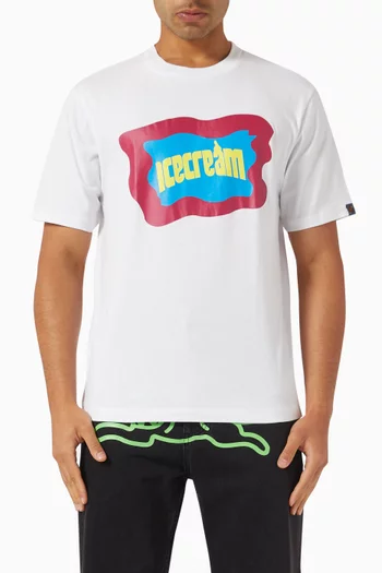 Block Logo T-shirt in Cotton