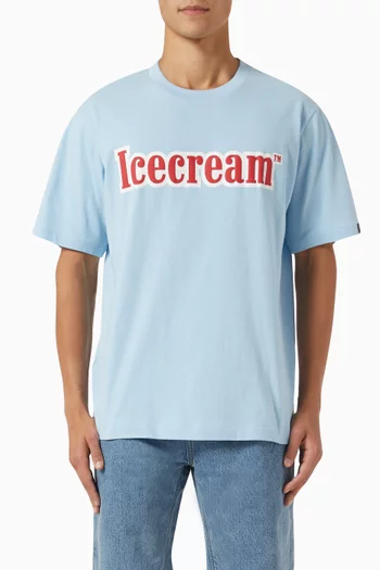 Puff Print Icecream T-shirt in Cotton