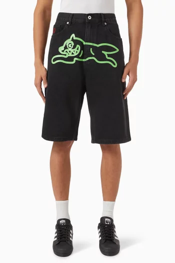 Running Dog Shorts in Denim
