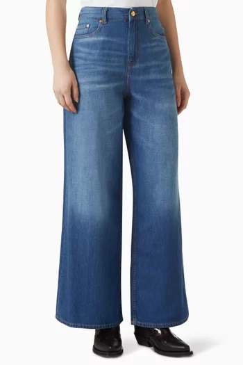 Marri Wide-leg Jeans in Denim